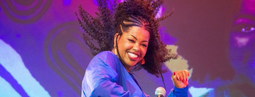 Janine Mathias no Paiol